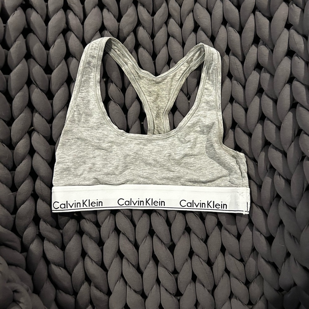 Calvin Klein Gray Women's Sports Bra
